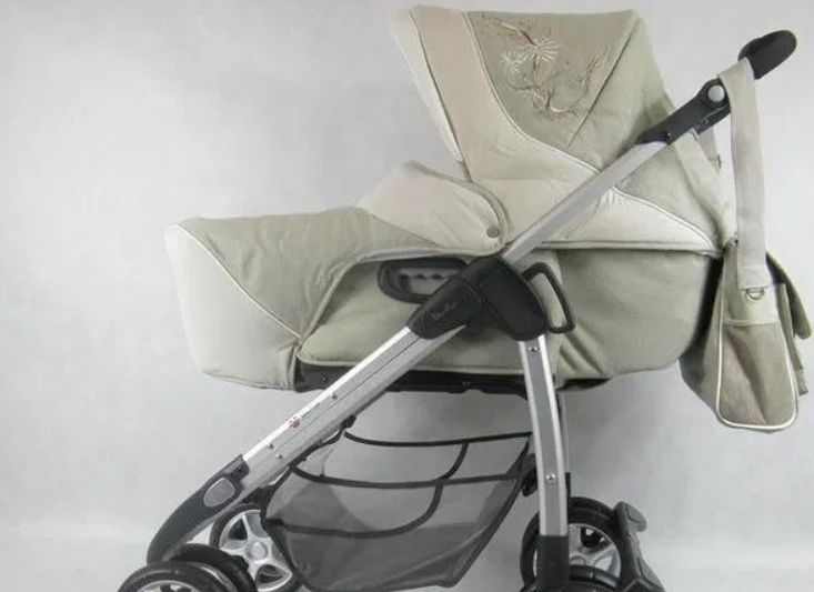Kołysk + wózek głęboko- spacerowy Silver Cross