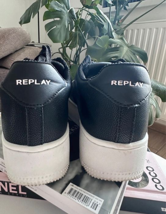 Sneakersy czarne Replay