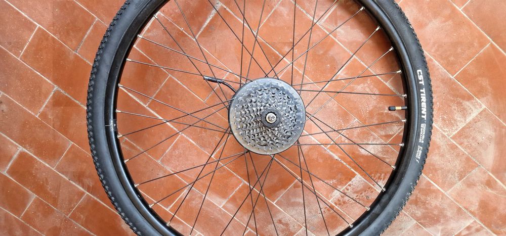 Roda eletrica traseira completa