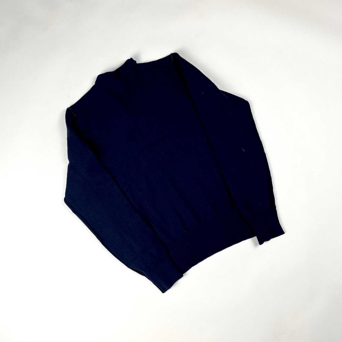 Dolce & Gabbana navy wełniany sweter vintage