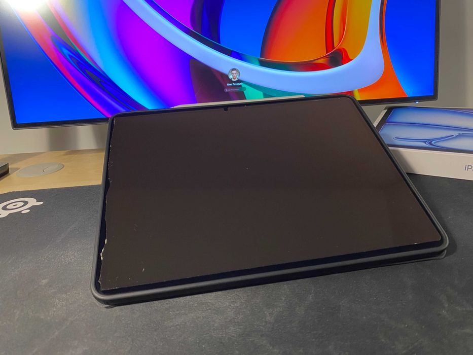 Apple iPad Air 13" M2 2024 Wi-Fi 128GB Blue (MV283NF/A) + чохол ESR