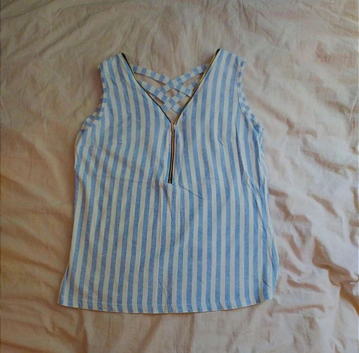 Bluzka damska w paski T-shirt  s 36 m 38