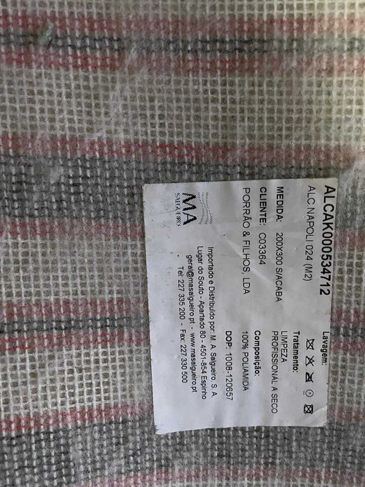 Tapete verde 2m x 3m