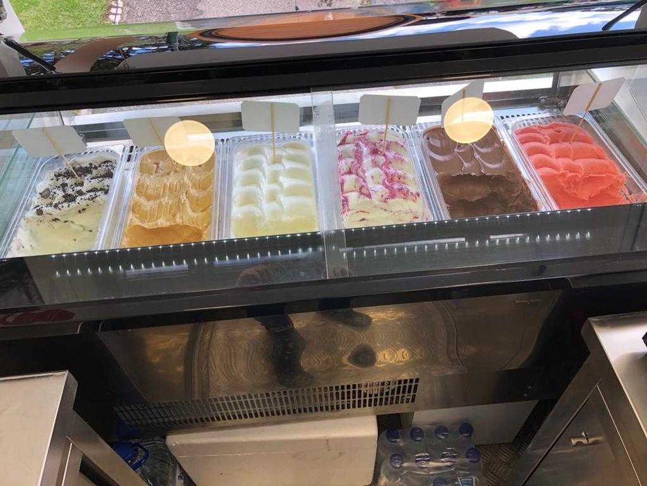 Vitrine de gelados ventilada