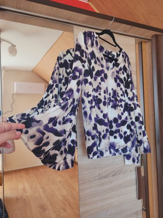 M&S Marks Spencer koszula centki L 40 bluzka rozkloszowanymi rękawami