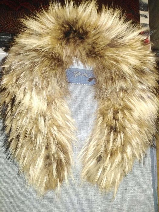 Комір з хутра єнота