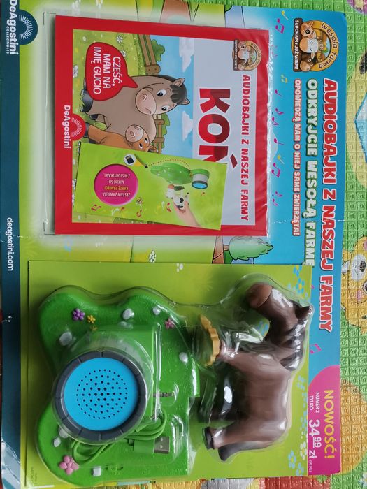 Audiobajki z naszej farmy głośnik karta Koń nowe