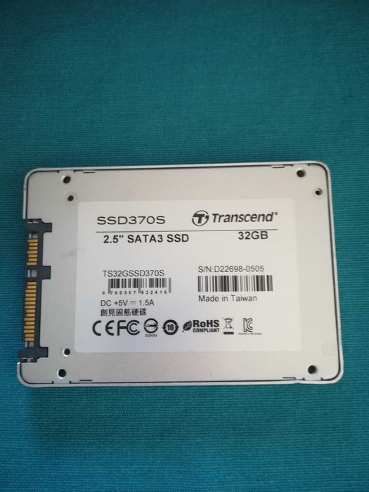 Transcend 370S Internal SSD | 2.5" | 32 GB64751149095425121