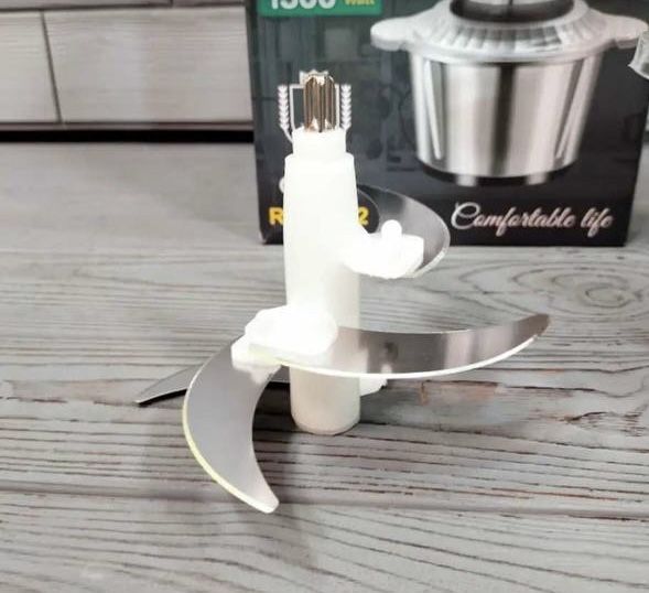 Подрібнювач блендер овочерізка Блискавка Rainberg RB-2202 1300 Вт/2л