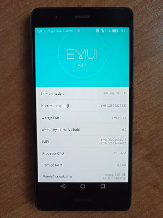 Huawei P9 Lite (VNS-L31) - sprzedam!