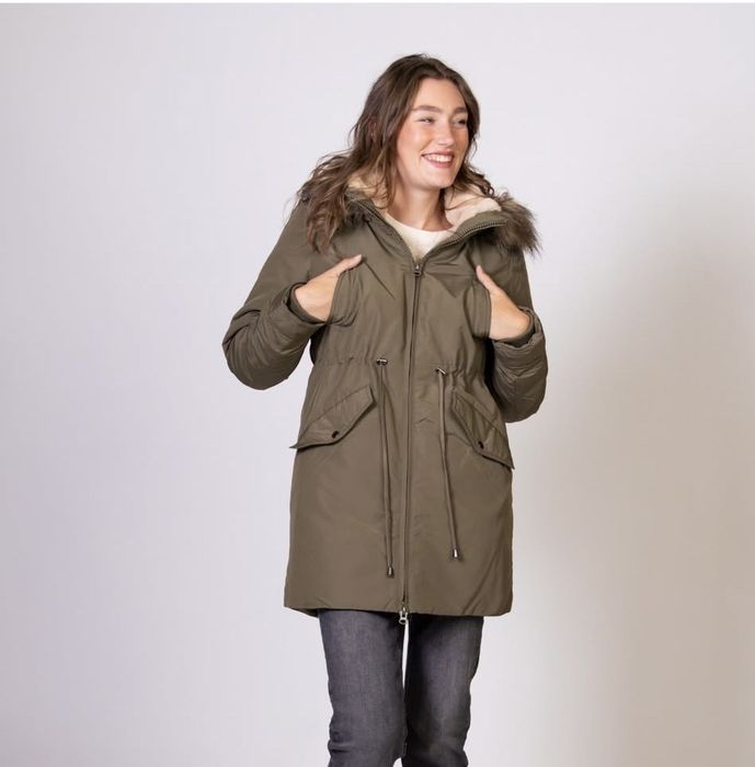 Куртка 3в1 для вагітних парка слінгокуртка