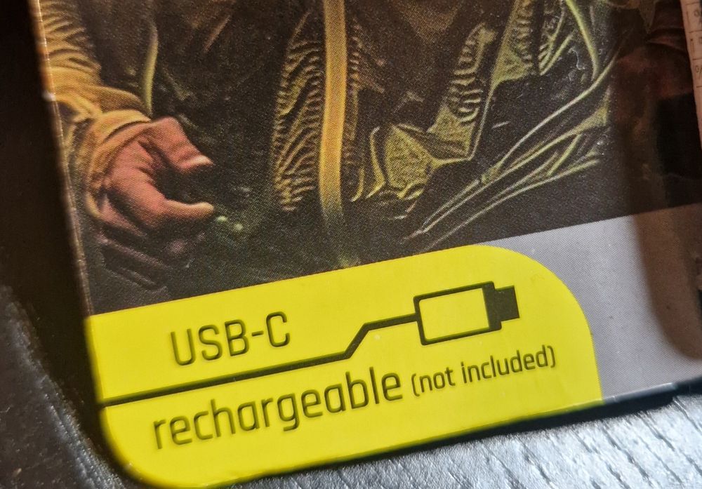 Lanterna nova 200lm usb