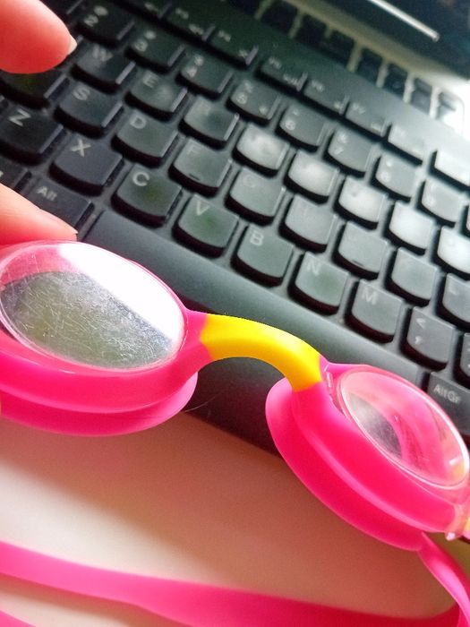 Okularki do pływania okulary na basen dla malucha 3 szt