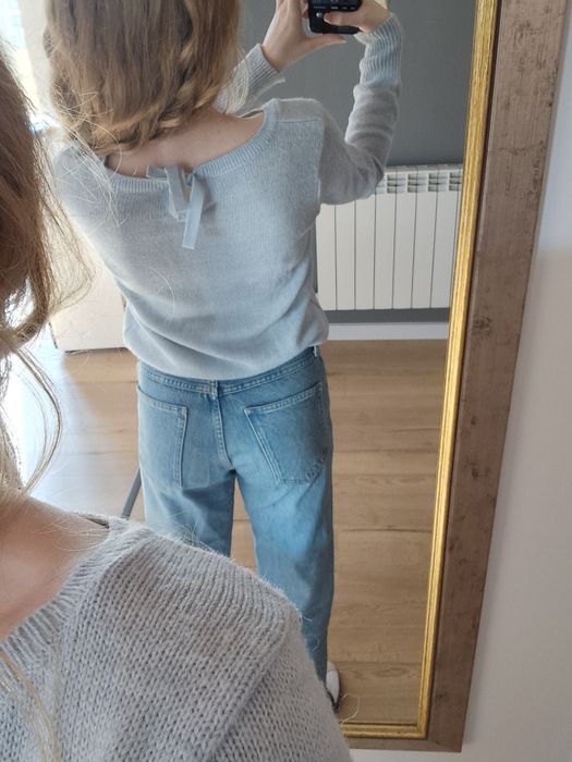 Śliczny błękitny sweter, Camaieu