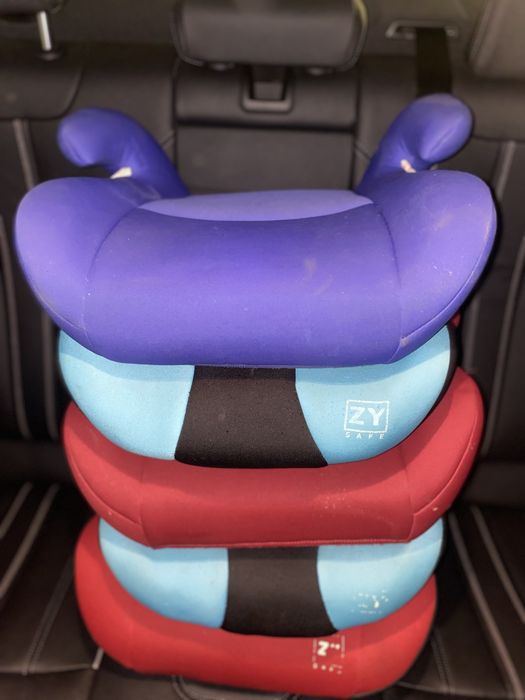 conjunto de 5 bancos de carro para criança (assento elevatório)