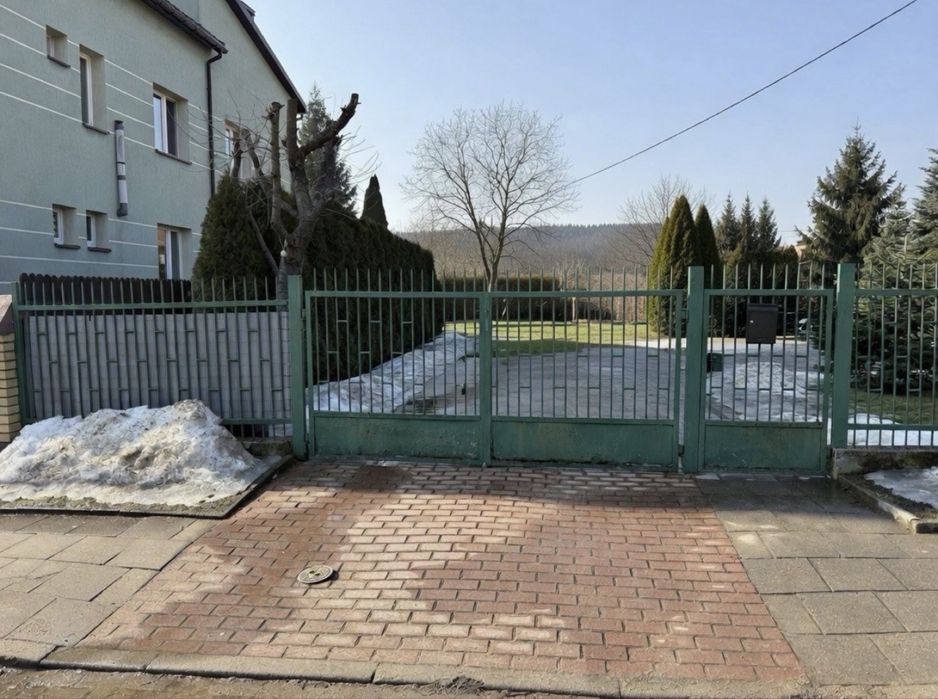 Przęsła 7 szt + brama + bramka + słupki!! ogrodzenie widoczne na zdjęciu.