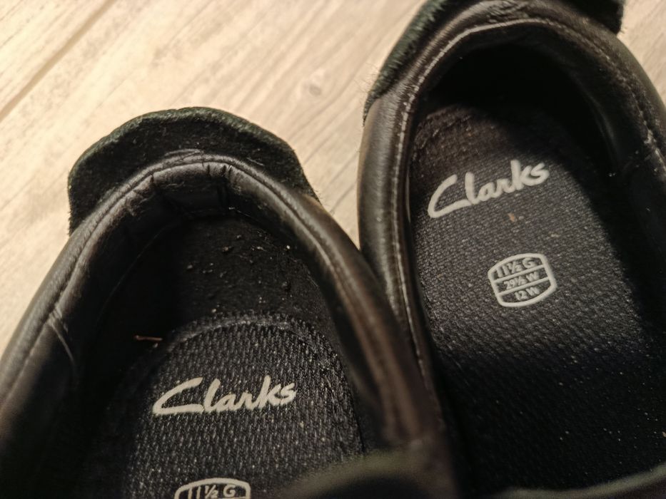 Дитячі шкіряні мокасини, сліпони Clarks, 29 розмір