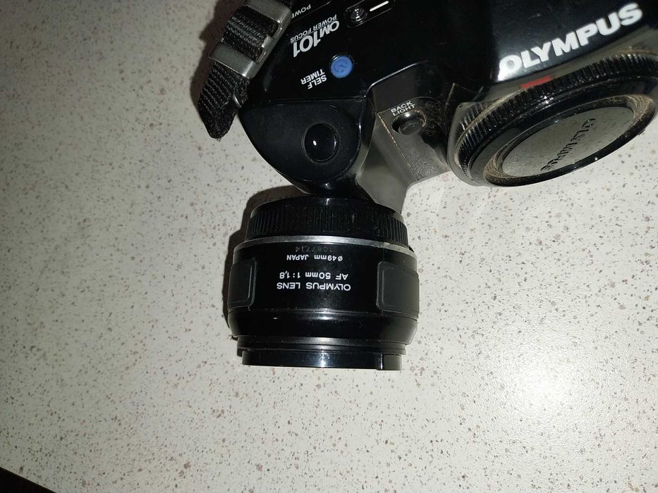Maquina fotográfica olympus OM 101 power focus