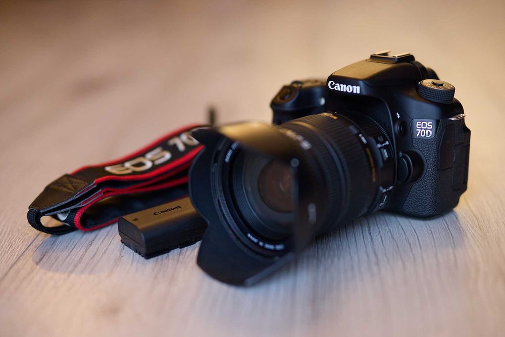 Aparat Canon EOS 70D body__stan idealny