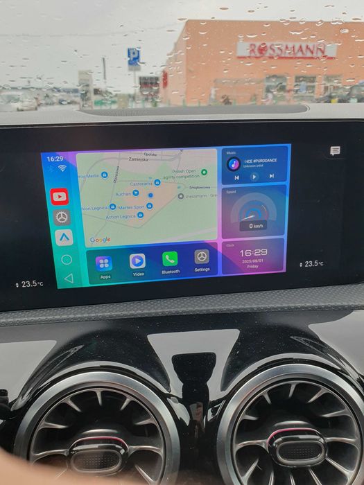 Moduł CarPlay Android Auto 3w1 Android 13 YouTube WiFi 4G Bluetooth