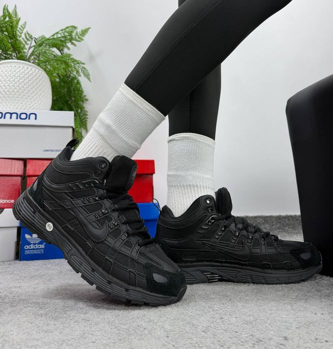 Кросівки Nike P-6000 Black Gore Tex ,хутро (37-45)