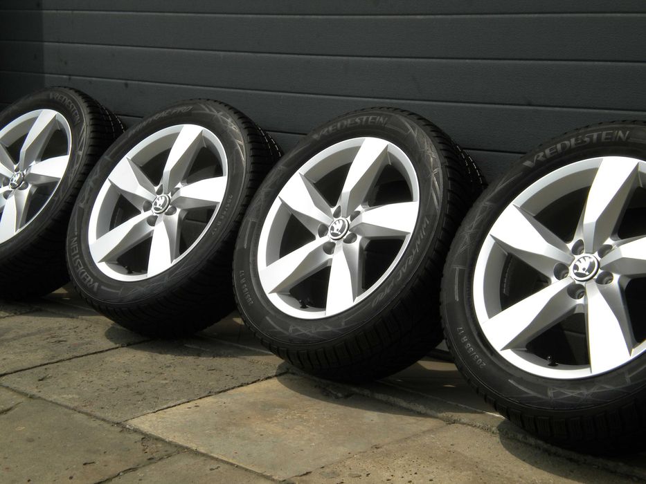 Koła zimowe 17 5x100 Vw T-Cross T Cross Skoda Kamiq Jak Nowe !!