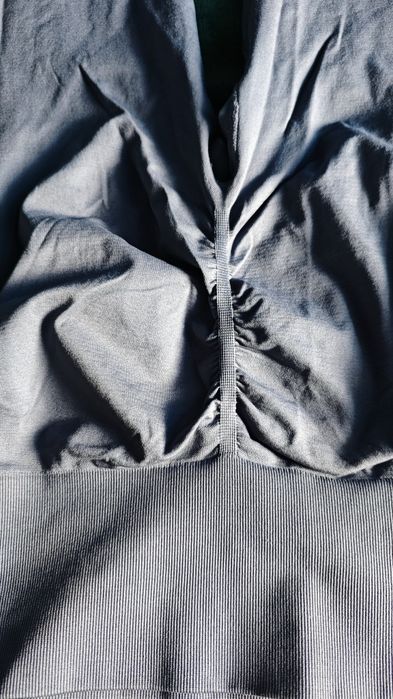 Legginsy jeansowe na szerokiej gumie