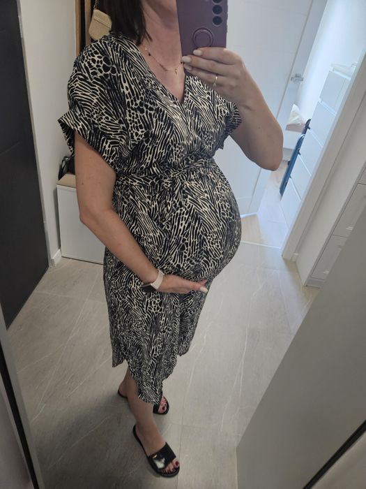 Sukienka Mama ciążowa sinsay 36 s midi letnia