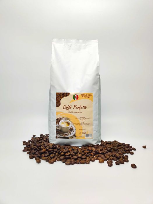 Великолепный кофе в зернах - Купаж 80% арабика 20% робуста 1 кг