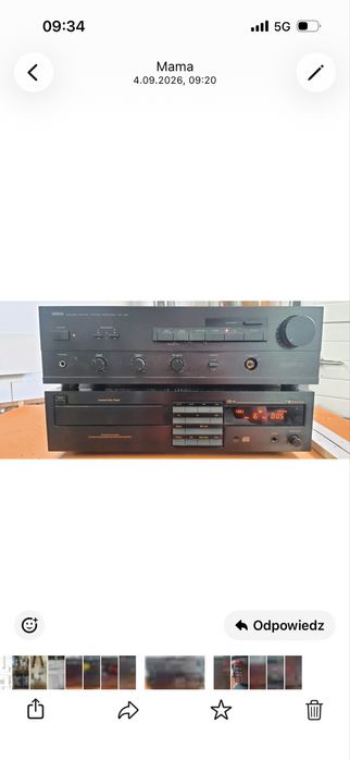 Yamaha AX-430 – wzmacniacz stereo – vintage Hi-Fi, Nakamichi CD-4 – odtwarzacz CD – vintage Hi-Fi – kolekcjonerski