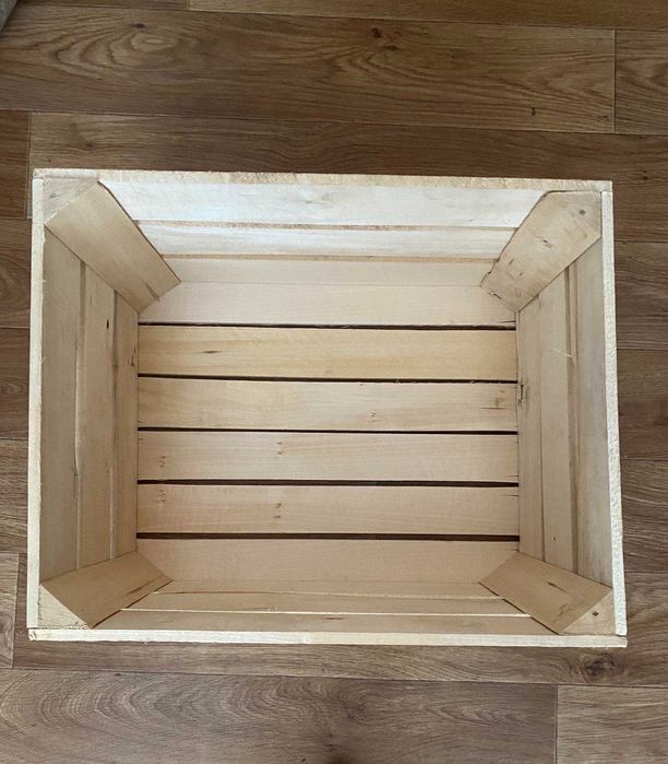 Ящики дерев'яні для зберігання яблук (фруктів), яблучний ящик, кубарик