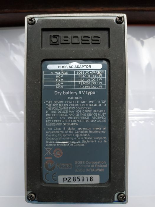 Boss dd3 pedal de delay