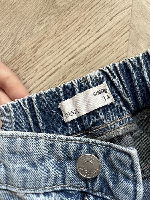 Джинси голубі сінсей Sinsay wide leg прямі