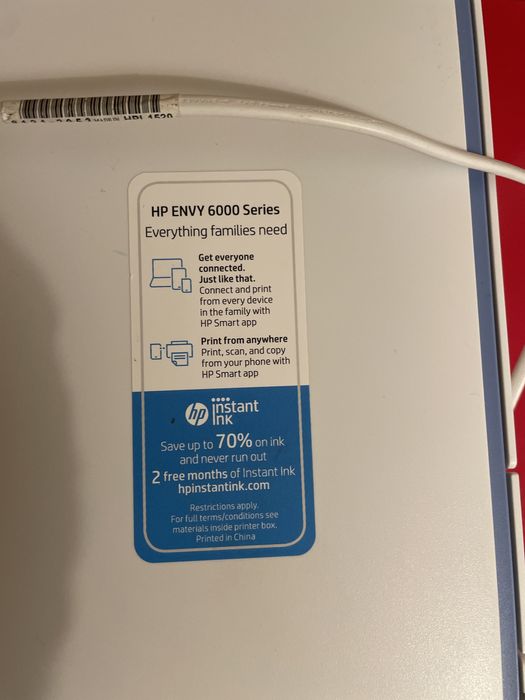 Impressora wifi HP Envy 6010