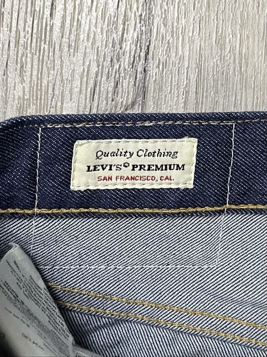 Levis штаны джинсы W34 L30 размер синие прямые