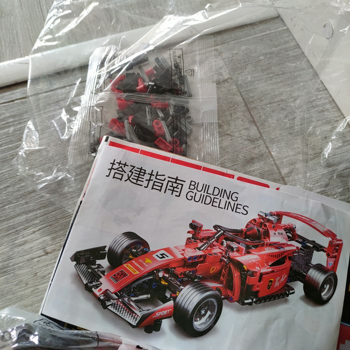 Klocki LEGO blocks wyścigówka formuła 1