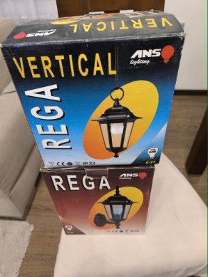 Kinkiet i lampa wisząca na zewnątrz
