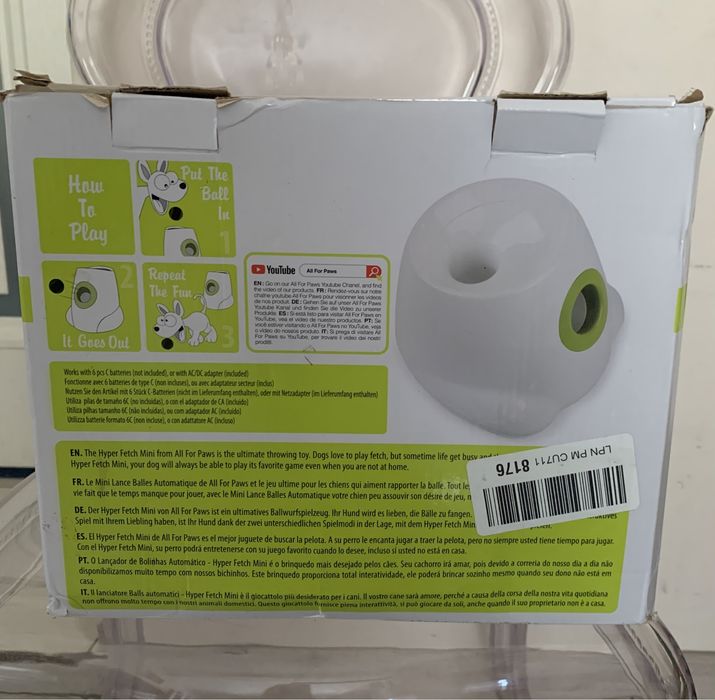 Розумна іграшка!Автоматическая катапульта  метатель мячей для собак AF