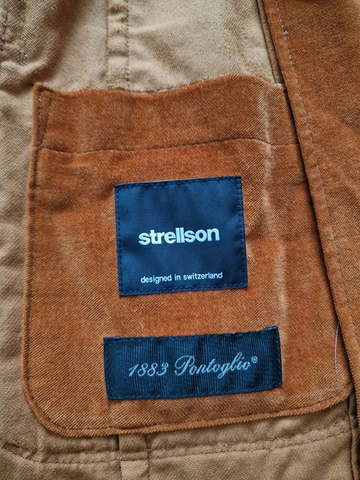 Strellson man's blazer чоловічий оксамитовий блейзер