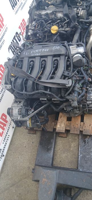 Двигун Мотор K4M T760 1.6benz меган сценік кенго