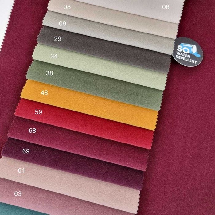 Narożnik Cassie z funkcją spania 253cm regulowane zagłówki