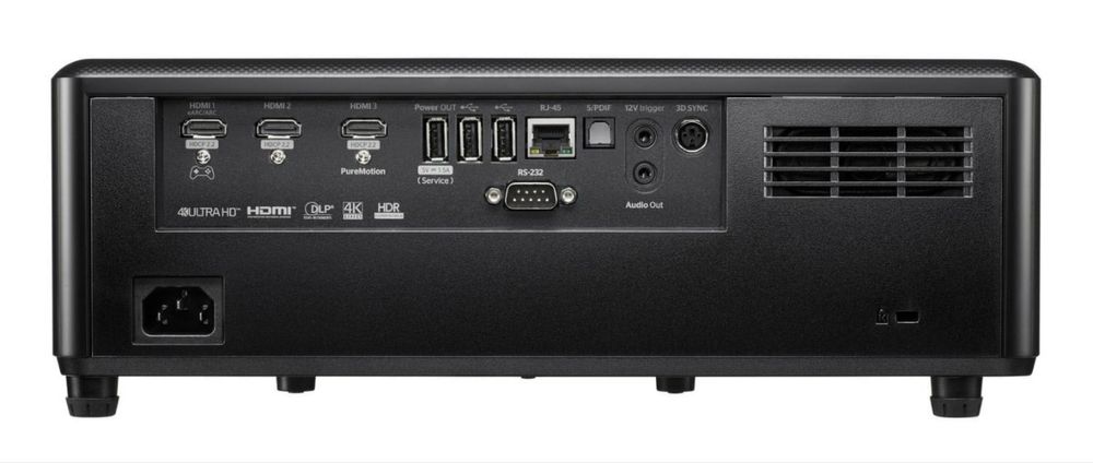 Projector Laser 4K Optoma UHZ55 Preto como novo. Alta luminosidade.