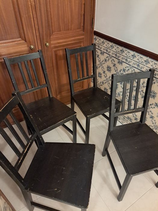 4 Cadeiras  ikea STEFAN
Ver em 3DCadeira de madeira leve com ripas v
