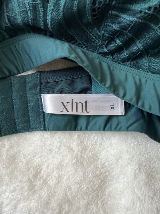 Komplet bielizny Kaapahl XL butelkowa zielen koronka