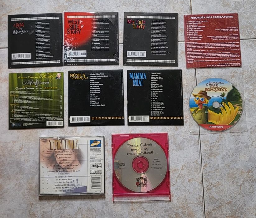 10 cds várias músicas