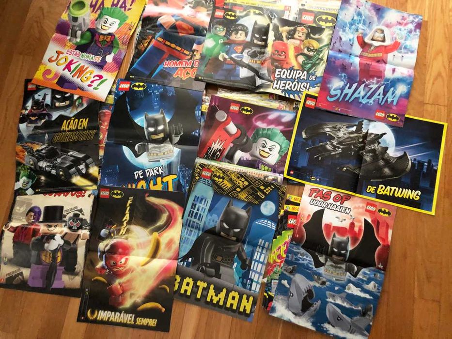 Lote 63 Revistas LEGO® DC Batman - Sem Minifiguras