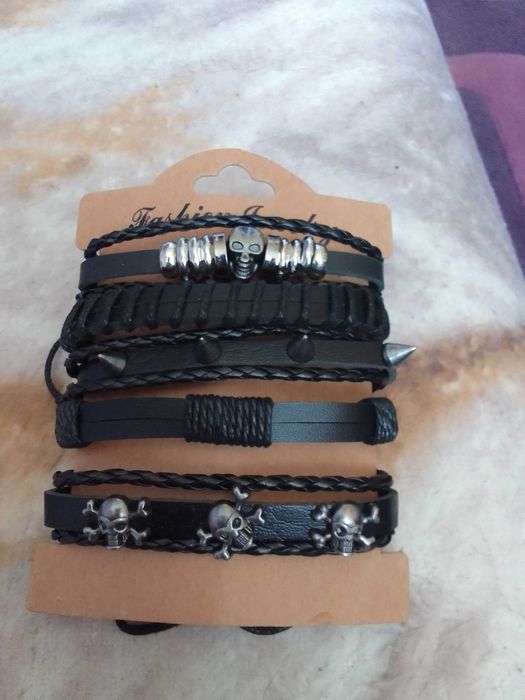 Bransoleta bransolety męskie rzemyki