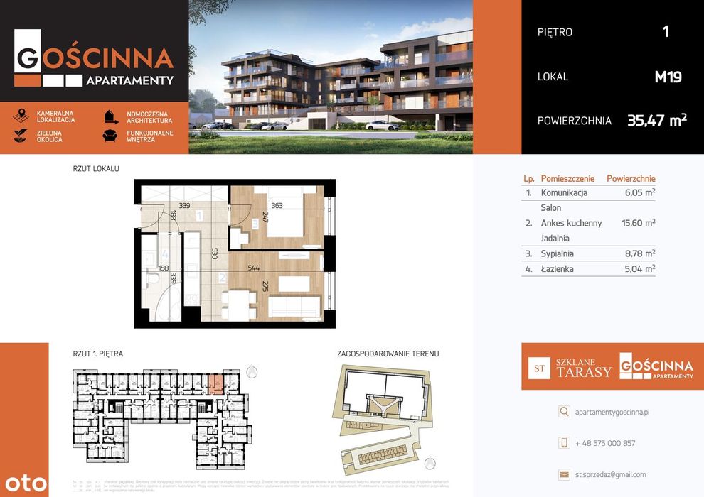 Apartamenty Gościnna 2 | mieszkanie 2-pok. | 19