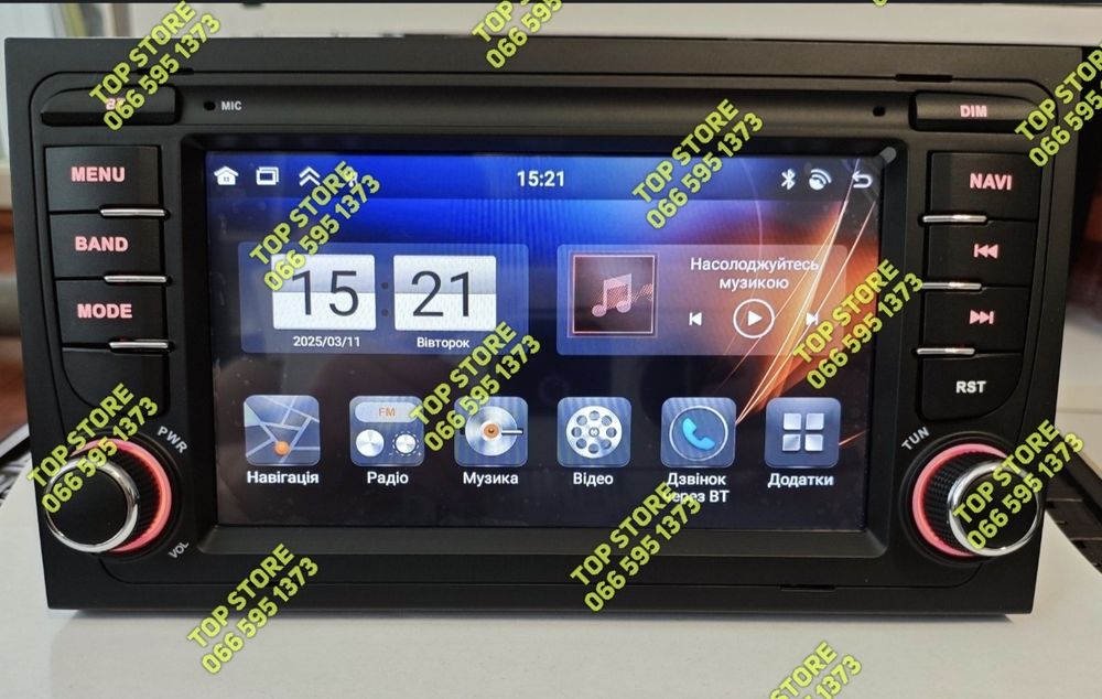 ‼️ AUDI Q5, Audi A4 A3 ‼️ B6 B7 Android магнітола DSP 4G Carplay