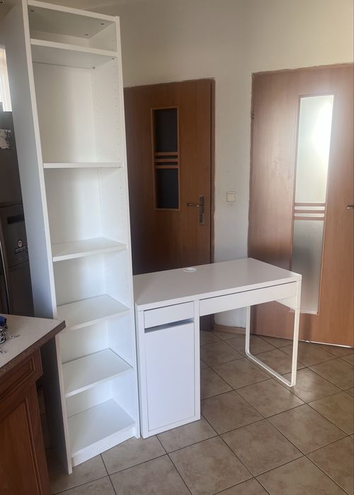 Biurko + regał Ikea